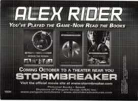 Free download Alex Rider: Stormbreaker [AGB-BAWE-USA] Book & Movie Advertisement free photo or picture to be edited with GIMP online image editor